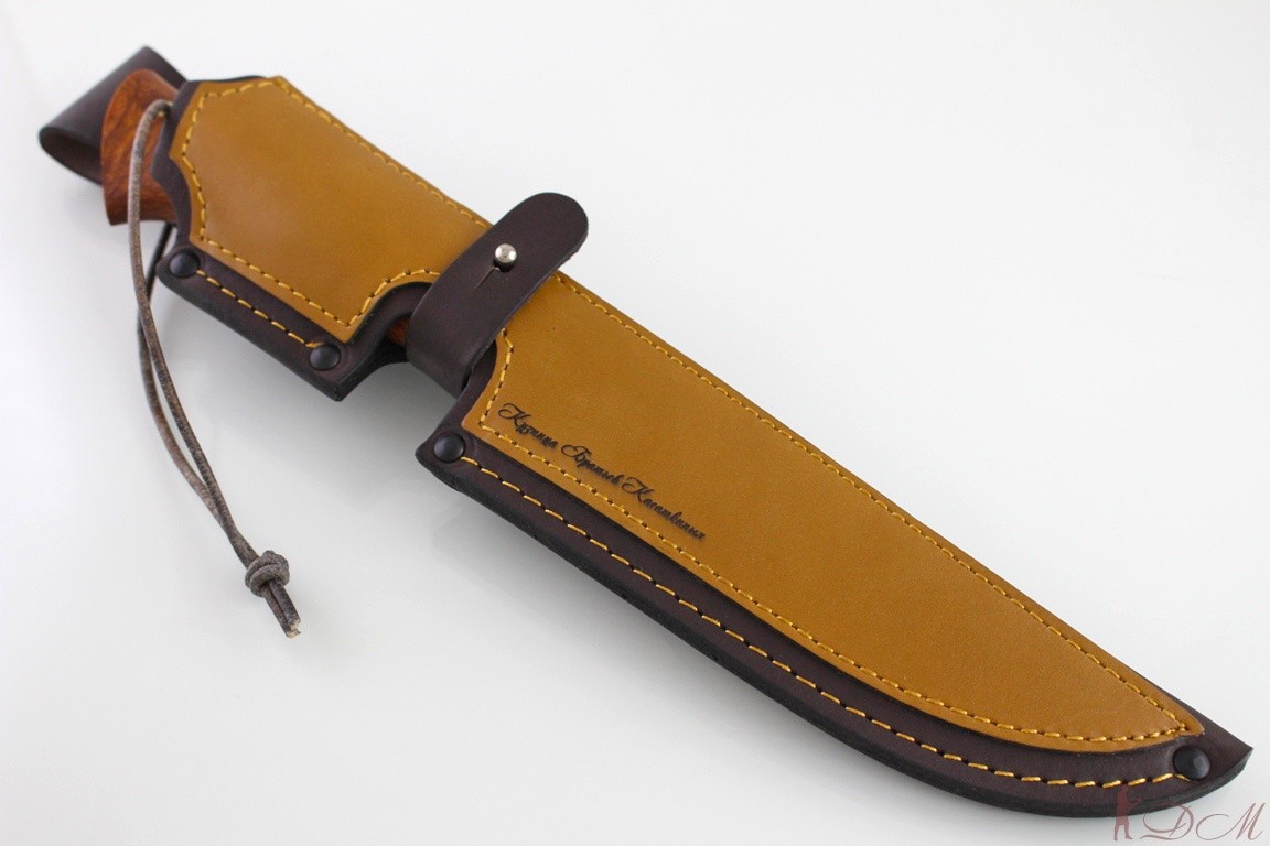 Нож Акула клинок 9хс. Рукоять дерево Лайсвуд.