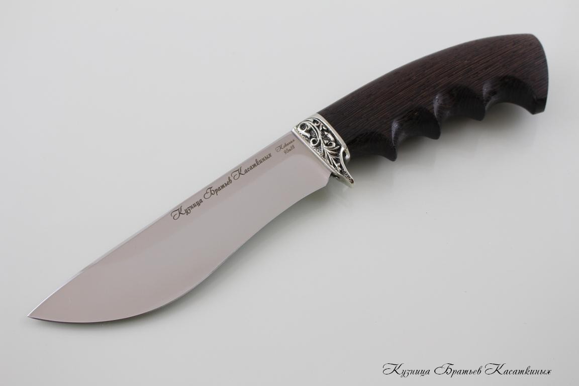 Нож Егерь кованая 95х18. Рукоять дерево Венге.