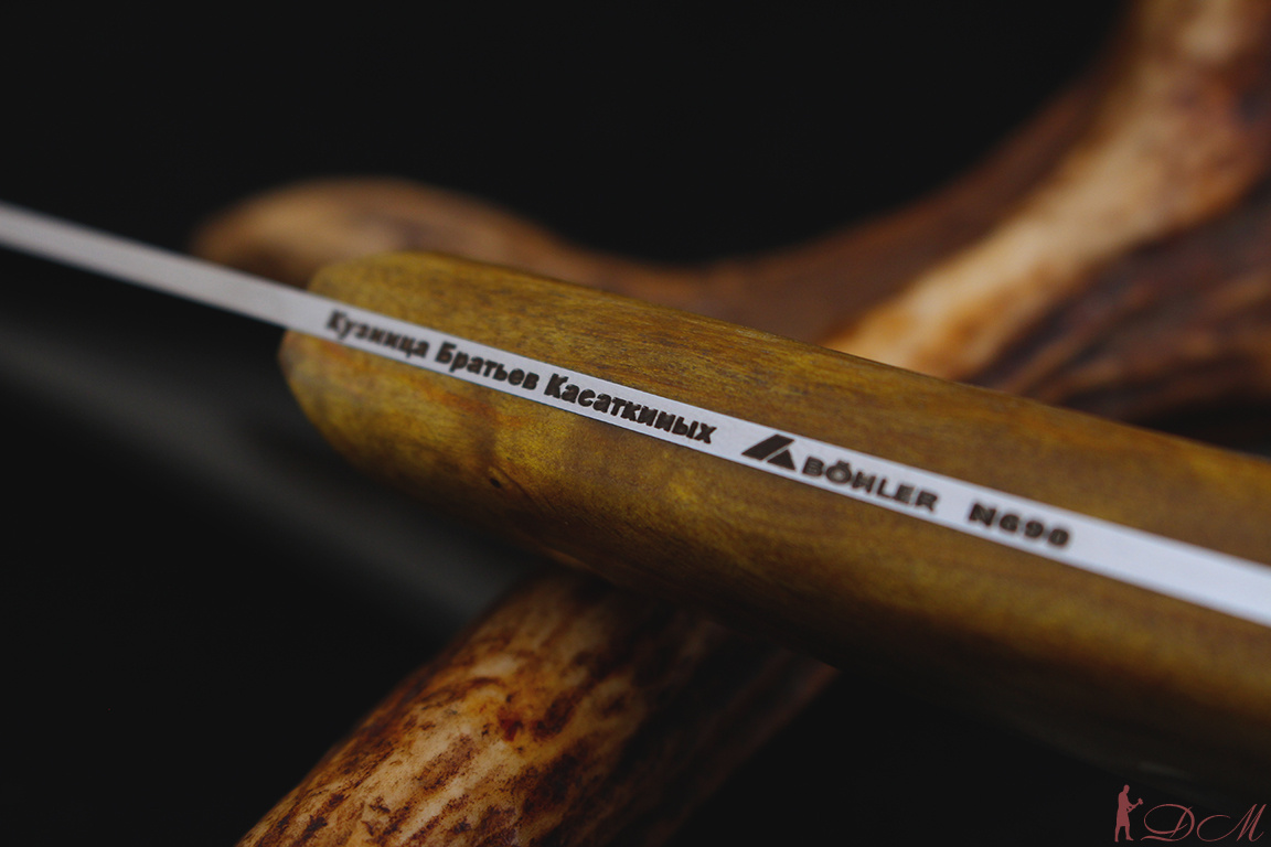Набор кухонных ножей серии Classic Bohler N 690, рукоять карельская береза.