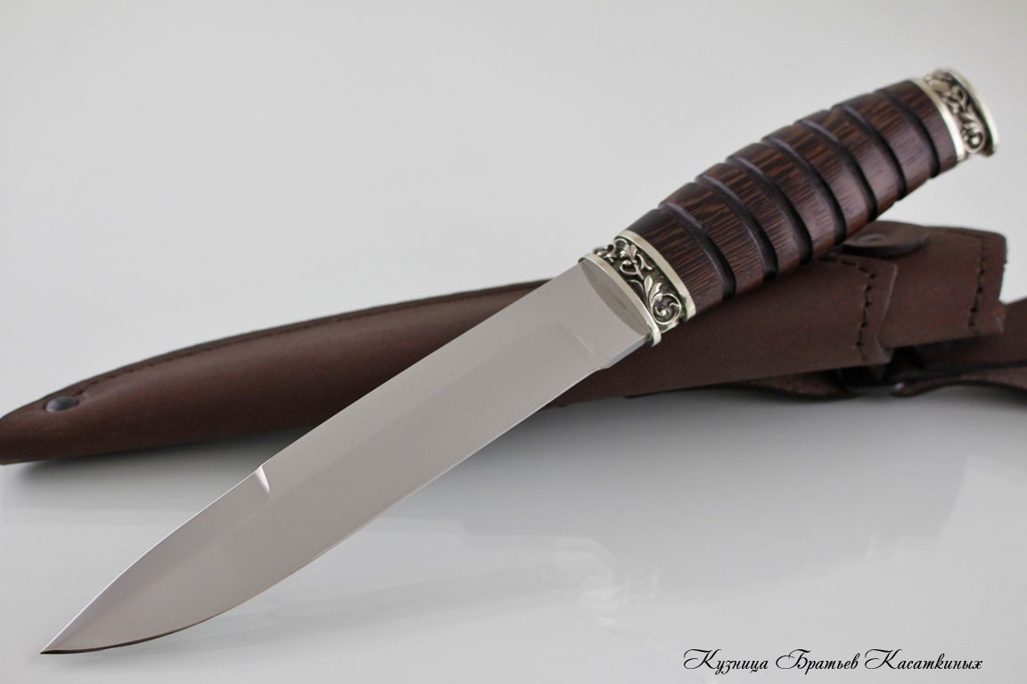 Нож Сапер сталь Bohler k 340. Рукоять Венге.