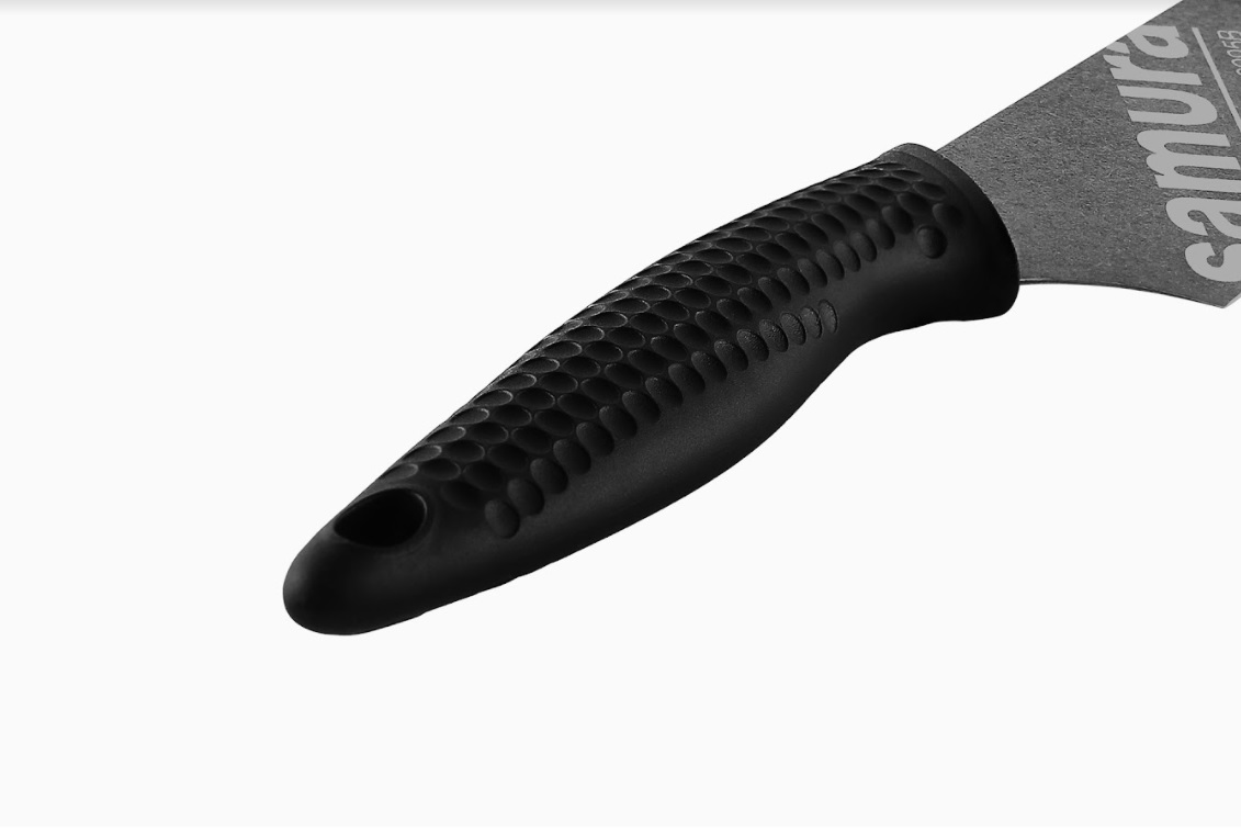 SG-0095B Нож кухонный Samura GOLF Stonewash Сантоку 180 мм, AUS-8