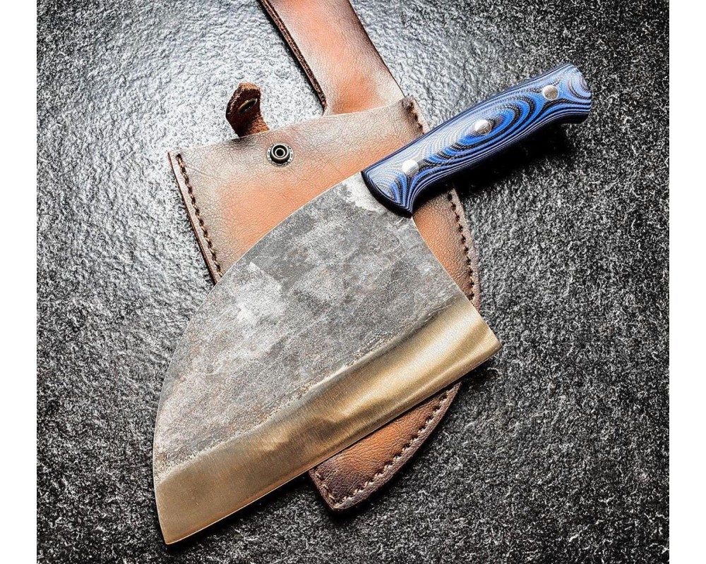 SMB-0040 Топорик кухонный Samura MAD BULL 180 мм, G-10