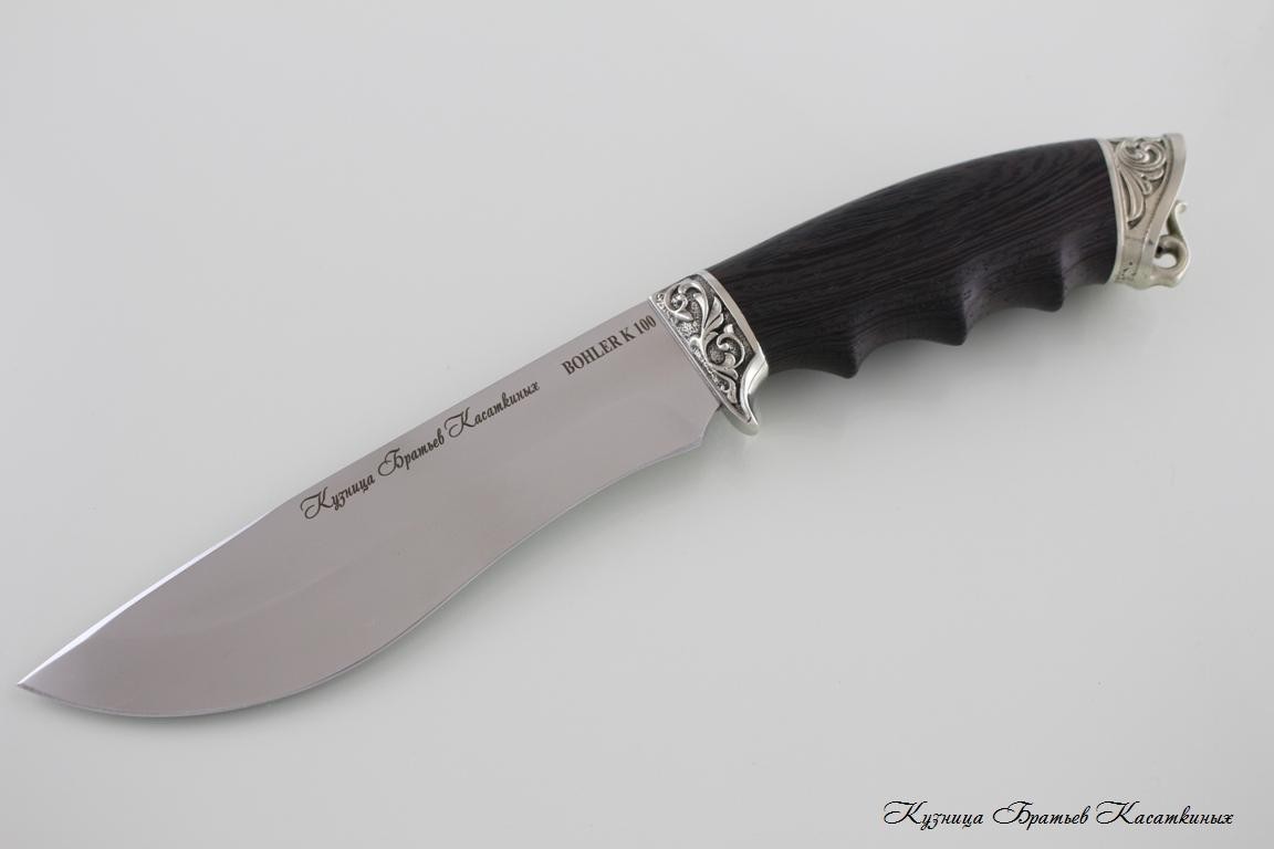Нож Егерь Bohler K100. Рукоять дерево Венге.