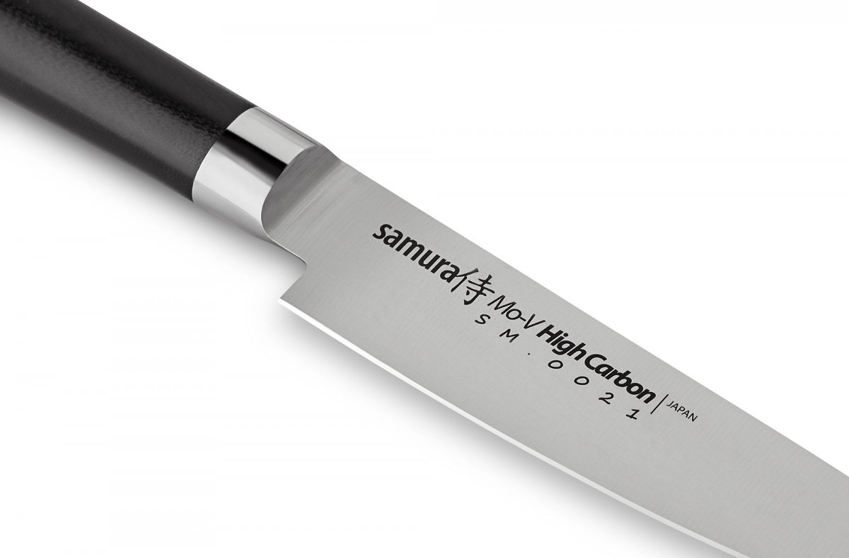 SM-0021 Нож кухонный Samura Mo-V универсальный 125 мм, G-10