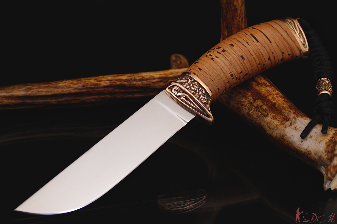 Нож Филин Bohler К340, рукоять береста.