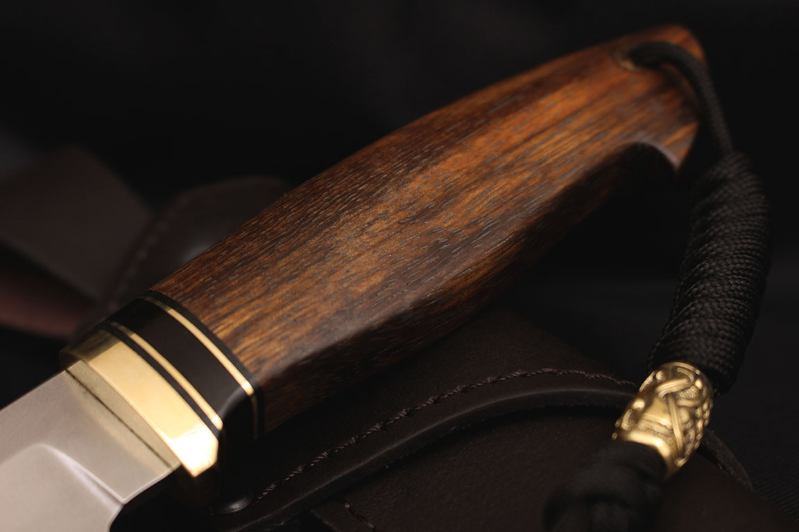 Нож Соболь Bohler К340, рукоять зебрано.