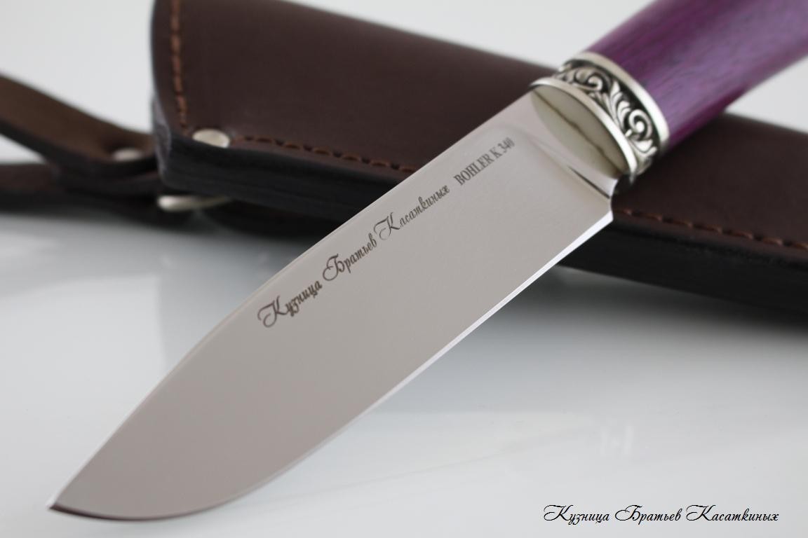Нож Чирок BOHLER K 340. Рукоять Амарант.