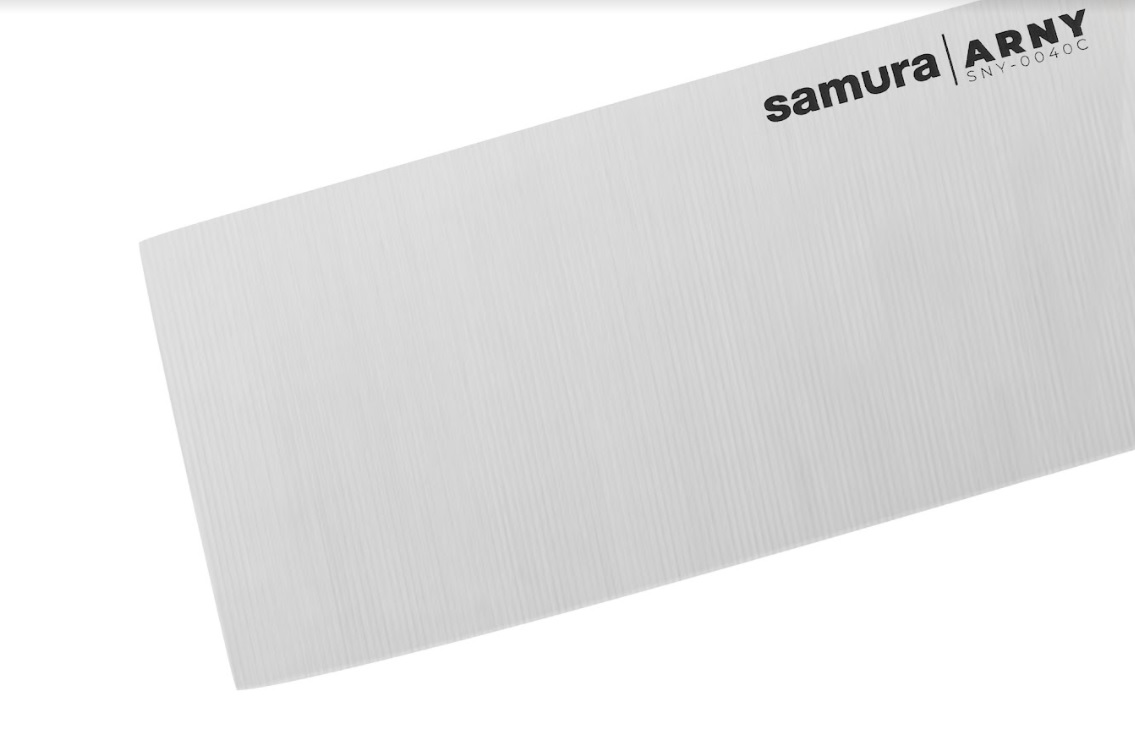 SNY-0040C Азиатский кухонный топорик Samura ARNY 209 мм, ТЭП коралловый, AUS-8