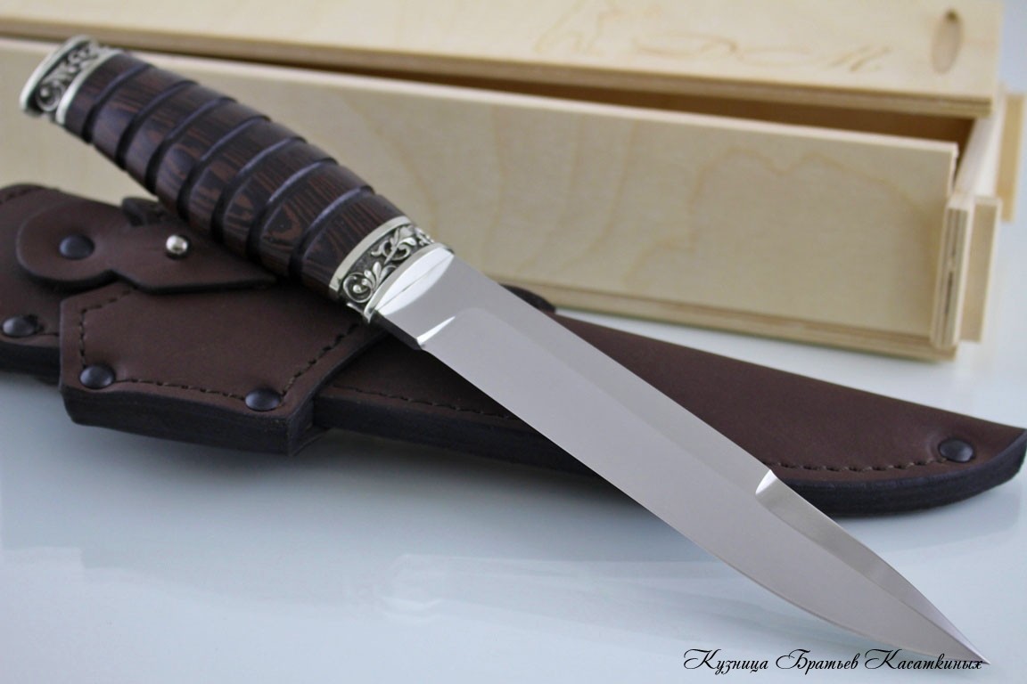 Нож Сапер сталь Bohler k 340. Рукоять Венге.