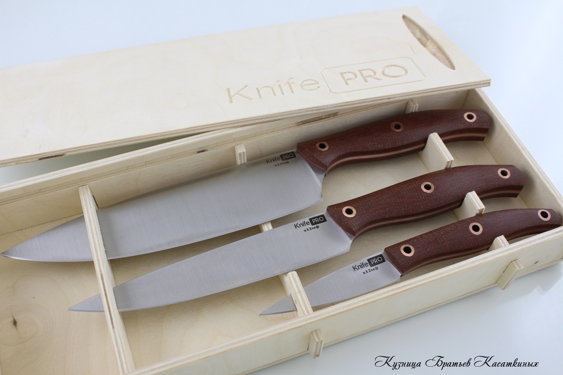 Набор кухонных ножей KnifePRO серия Professional.