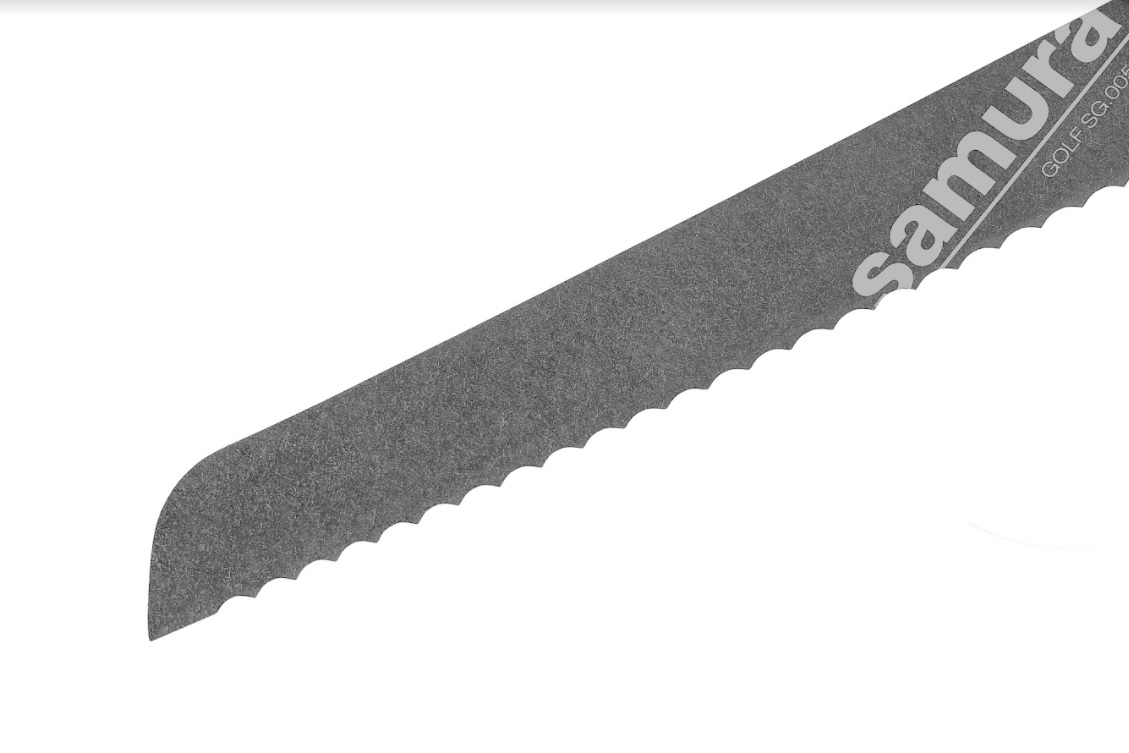 SG-0055B Нож кухонный Samura GOLF Stonewash для хлеба 230 мм, AUS-8