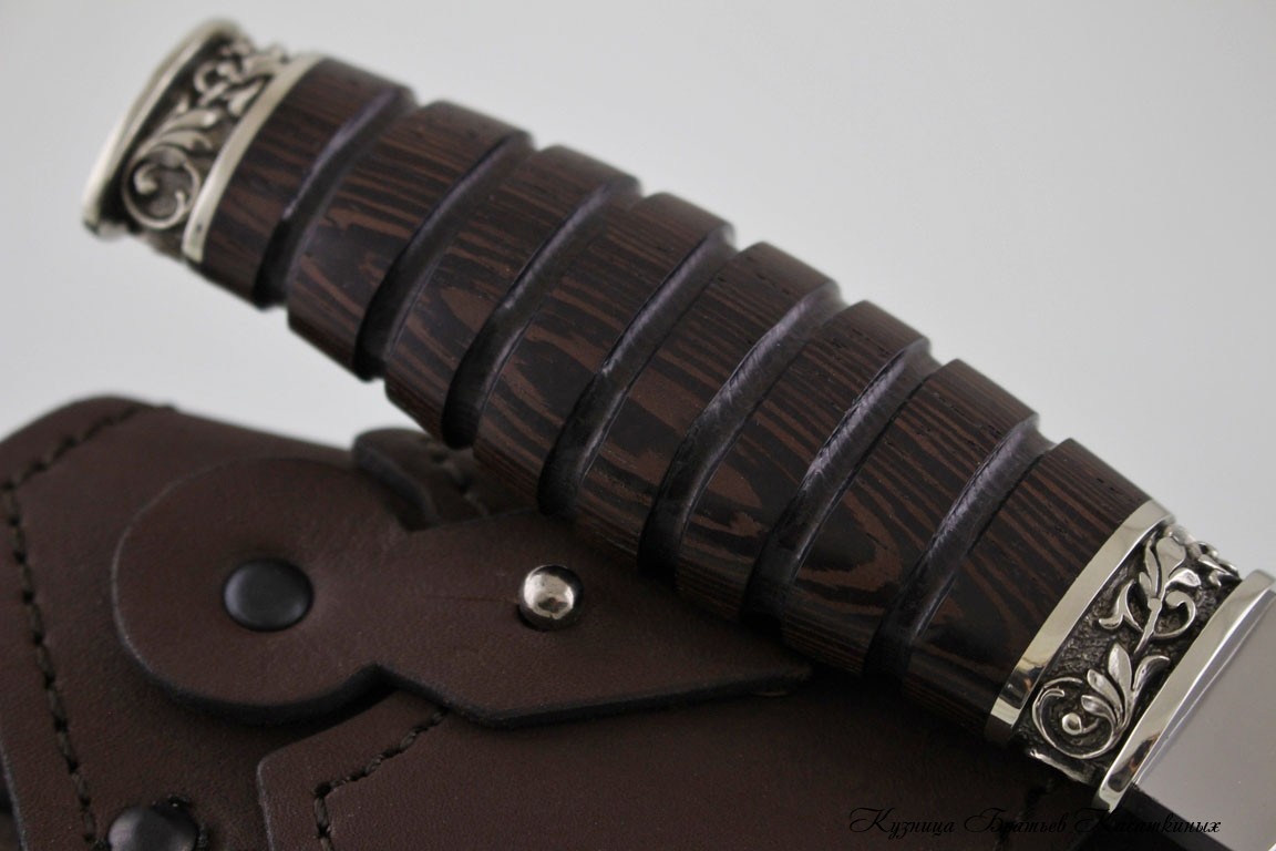 Нож Сапер сталь Bohler k 340. Рукоять Венге.