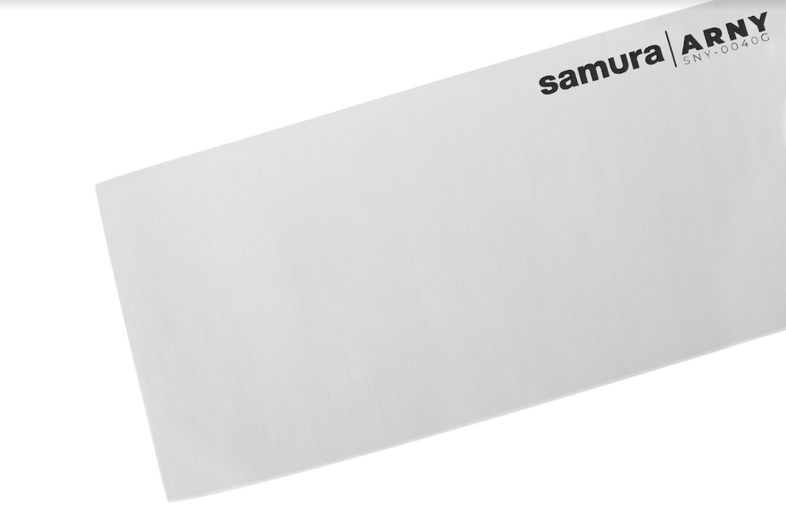 SNY-0040G Азиатский кухонный топорик Samura ARNY 209 мм, ТЭП серый, AUS-8