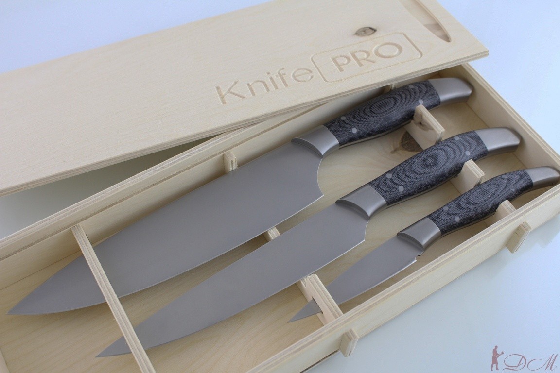 Набор кухонных ножей KnifePRO Professional Bohler N690 series ninja