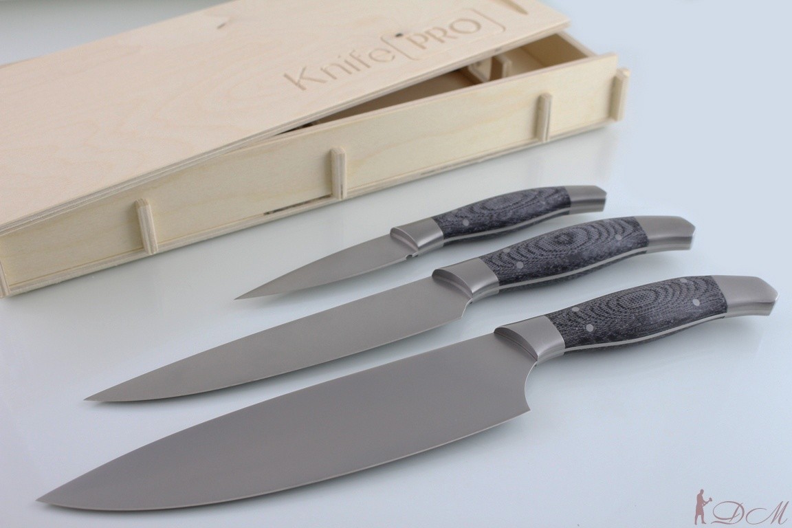Набор кухонных ножей KnifePRO Professional Bohler N690 series ninja