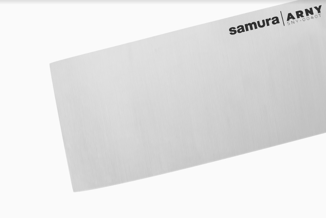 SNY-0040T Азиатский кухонный топорик Samura ARNY 209 мм, ТЭП бирюзовый, AUS-8