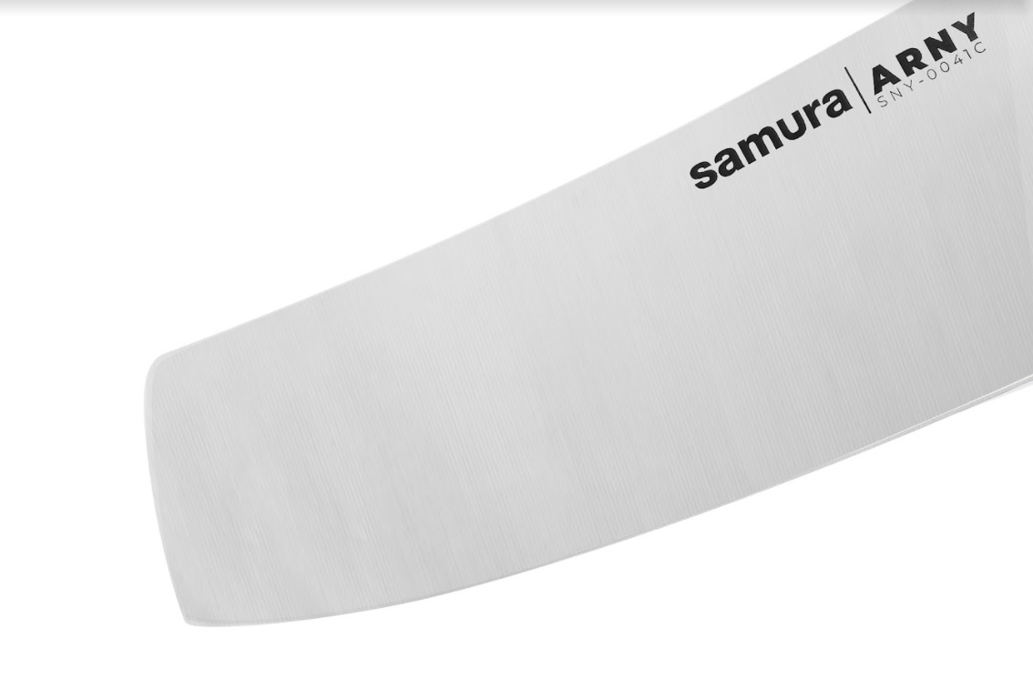 SNY-0041C Кухонный топорик Модерн Samura ARNY 208 мм, ТЭП коралловый, AUS-8